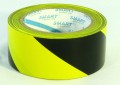 Taśma samoprzylepna ostrzegawcza żółto-czarna 50mm x 25m