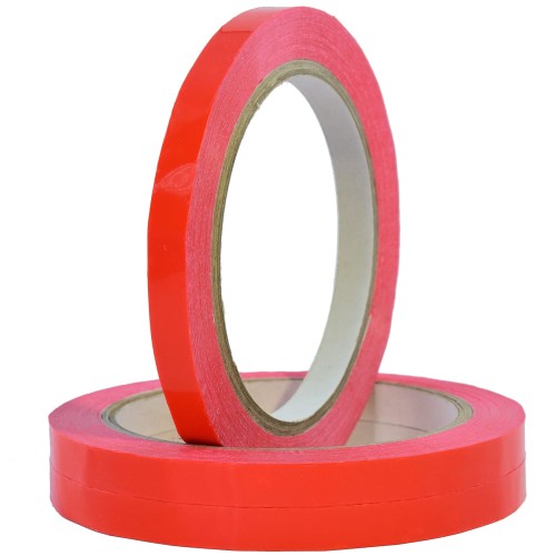 Taśma samoprzylepna PVC do zaklejarek 9 x 66m Czerwona