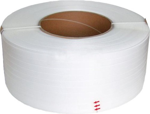 Taśma PP 12mm x 0,8mm x 2000m Biała