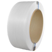 Taśma PP 12mm x 0,6mm x 1600m Biała - Tuleja 280mm