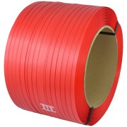 Taśma PP 12mm x 0,6mm x 1000m Czerwona