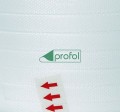 Taśma PP 16mm x 1,0mm x 1300m Biała