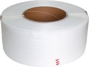Taśma PP 16mm x 0,8mm x 1500m Biała