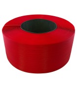 Taśma PP 12mm x 0,6mm x 2500m Czerwona