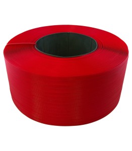 Taśma PP 12mm x 0,6mm x 2500m Czerwona