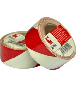 Taśma samoprzylepna Ostrzegawcza i Znakująca Czerwono-Biała 50mm 33m SCAPA 2724